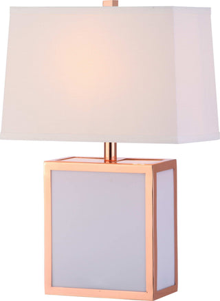 Safavieh Sayer Table Lamp Copper/White Mirror main image