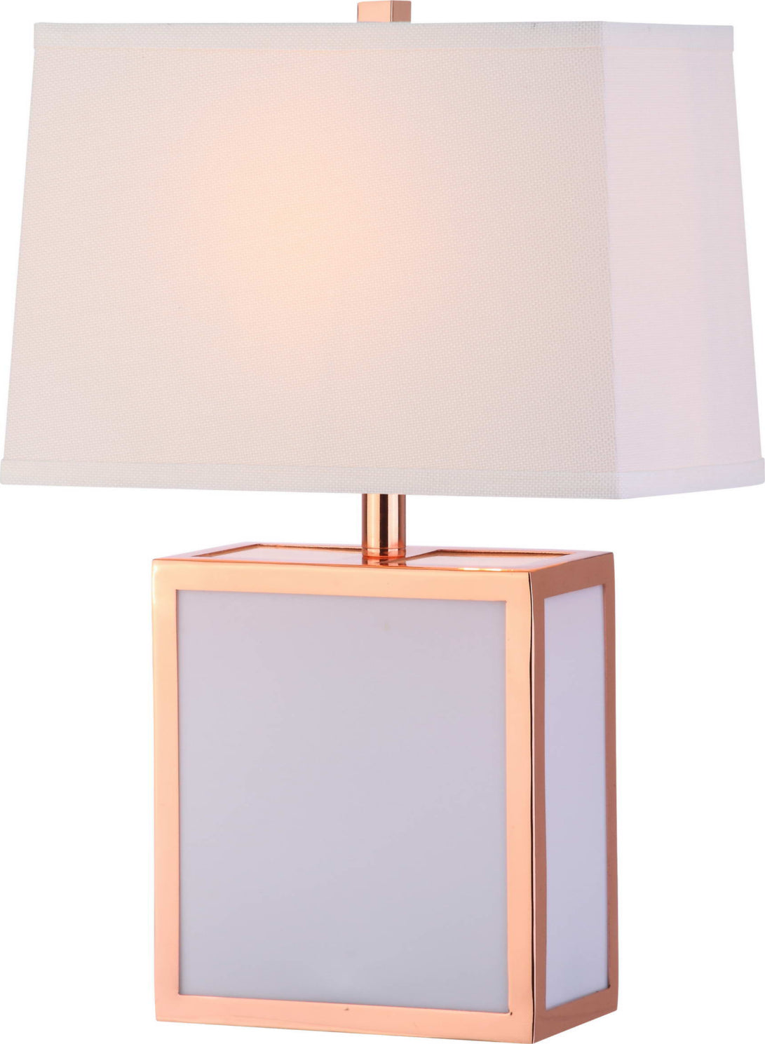 Safavieh Sayer Table Lamp Copper/White Mirror main image