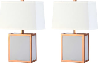 Safavieh Sayer Table Lamp Copper/White Mirror 