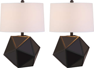 Safavieh Brycin Table Lamp Black Mirror 