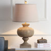 Safavieh Prescott 31-Inch Wood Table Lamp Finish Mirror 
