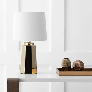 Safavieh Parlon Table Lamp Plated Gold Mirror 