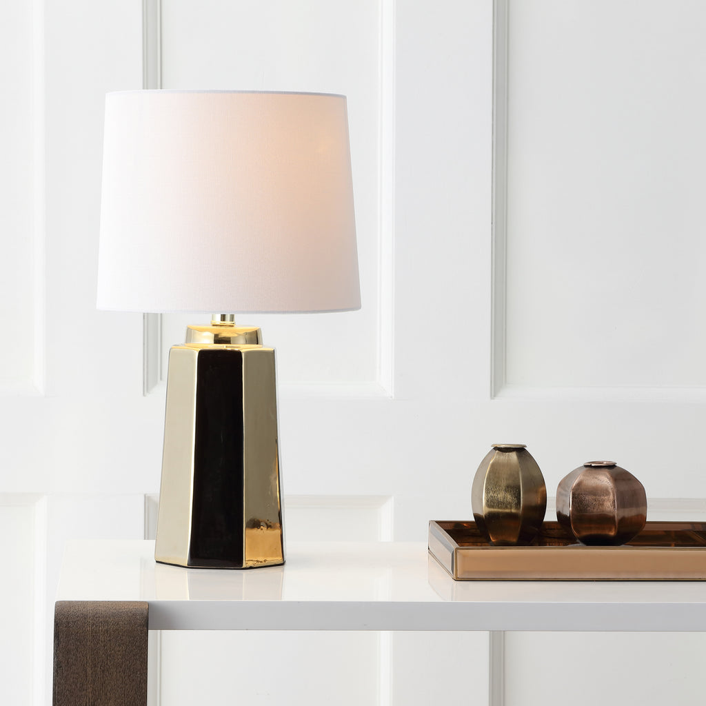 Safavieh Parlon Table Lamp Plated Gold  Feature