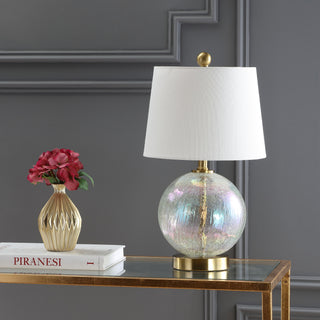 Safavieh Riglan Table Lamp Clear/Gold Mirror 