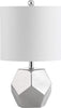 Safavieh Hanton Table Lamp Plated Silver 