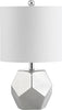 Safavieh Hanton Table Lamp Plated Silver 