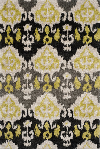 Safavieh Tibetan Shag TBS517A Black/Green Area Rug main image