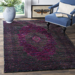 Safavieh Tangier TGR601 Slate Blue/Fuchsia Area Rug Room Scene