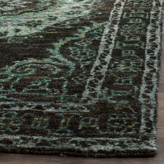 Safavieh Tangier TGR602 Chocolate/Aqua Area Rug Detail