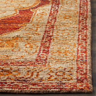 Safavieh Tangier TGR603 Red Orange/Beige Area Rug Detail