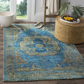 Safavieh Tangier TGR603 Teal/Beige Area Rug Room Scene