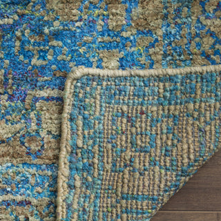 Safavieh Tangier TGR603 Teal/Beige Area Rug Backing