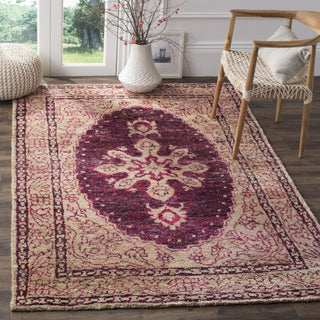 Safavieh Tangier TGR604 Fuchsia/Beige Area Rug Room Scene