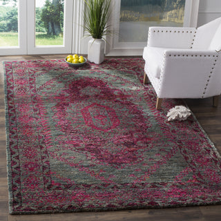 Safavieh Tangier TGR605 Slate Blue/Fuchsia Area Rug Room Scene