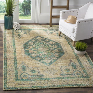 Safavieh Tangier TGR606 Beige/Emerald Area Rug Room Scene