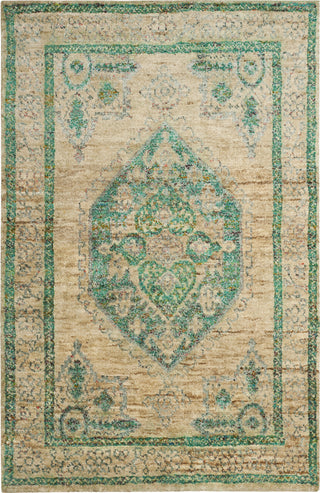 Safavieh Tangier TGR606 Beige/Emerald Area Rug 5' X 8'