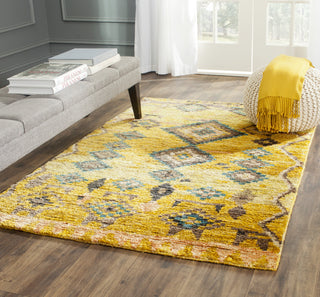 Safavieh Tangier TGR652 Gold Area Rug Room Scene