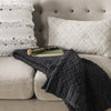 Safavieh Affinity Knit Textures and Weaves Dark Grey Throw main image