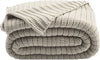 Safavieh Bella Gigi Knit Textures and Weaves Palewisper Throw 