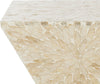 Safavieh Calypso Sunburst Mosaic Stool Multi Beige Furniture 