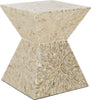 Safavieh Calypso Sunburst Mosaic Stool Multi Beige Furniture 