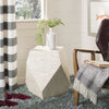 Safavieh Lea Mosaic Geometric Side Table Multi Light Beige Furniture  Feature