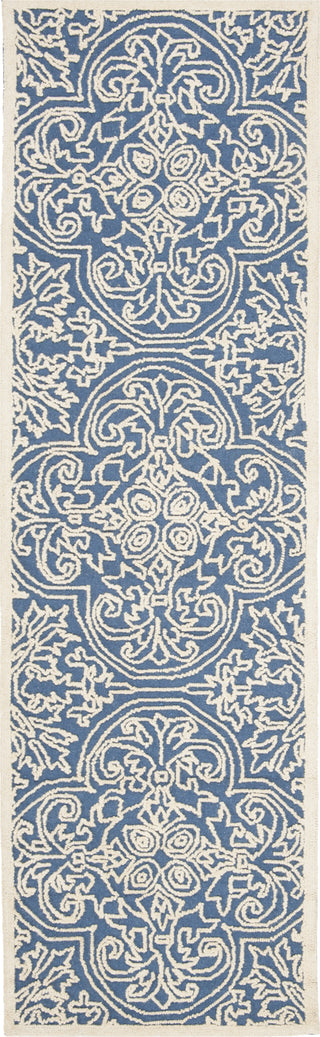 Safavieh Trace 101 Blue/Ivory Area Rug Runner