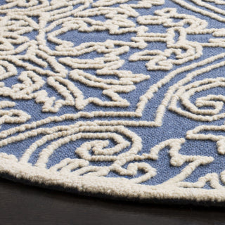 Safavieh Trace 101 Blue/Ivory Area Rug Detail