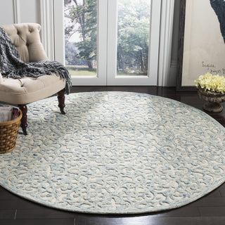 Safavieh Trace 103 Blue/Ivory Area Rug Room Scene