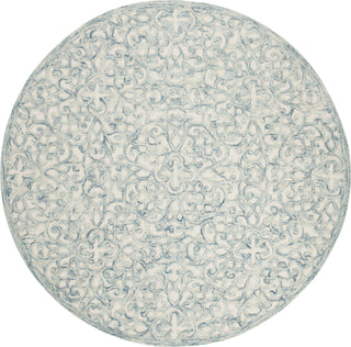 Safavieh Trace 103 Blue/Ivory Area Rug Round