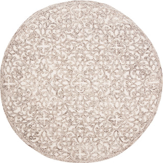 Safavieh Trace 103 Brown/Ivory Area Rug Round