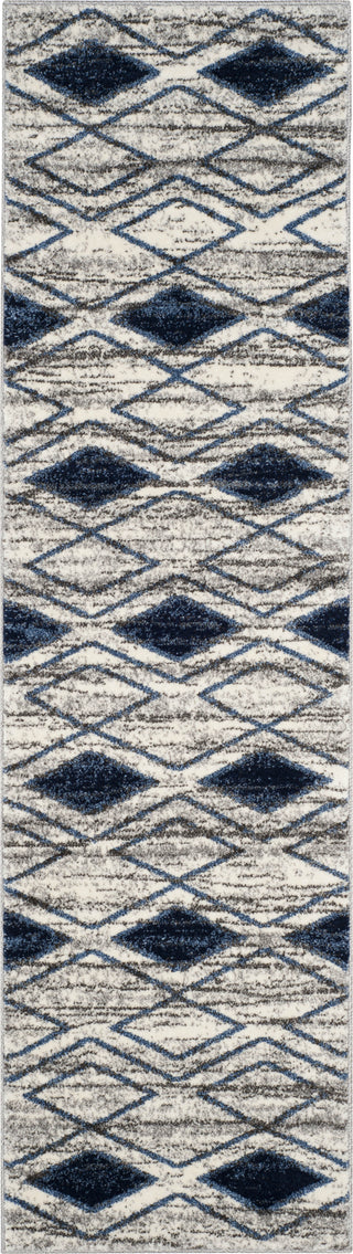 Safavieh Tunisia TUN299P Light Grey/Blue Area Rug 