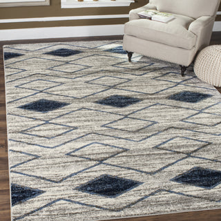 Safavieh Tunisia TUN299P Light Grey/Blue Area Rug 