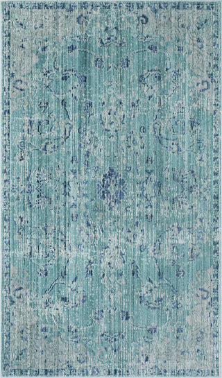 Safavieh Valencia VAL103T Teal/Multi Area Rug 