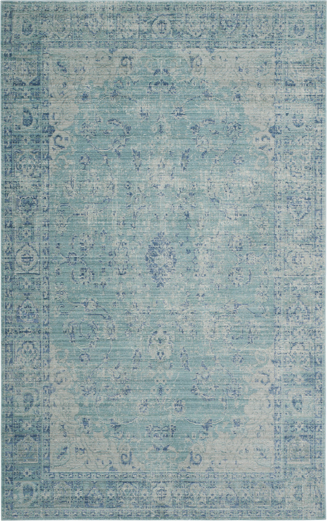 Safavieh Valencia VAL103T Teal/Multi Area Rug main image