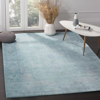 Safavieh Valencia VAL103T Teal/Multi Area Rug  Feature