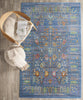 Safavieh Valencia VAL108M Blue/Multi Area Rug 