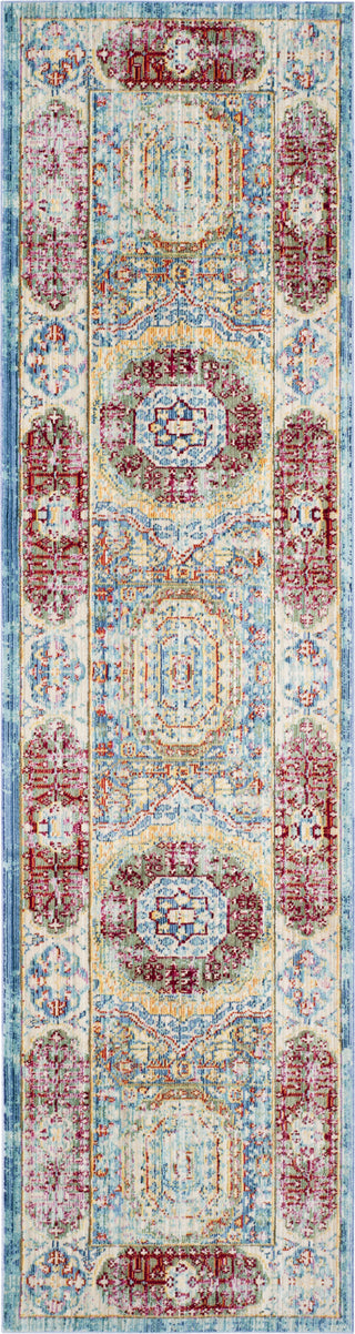 Safavieh Valencia VAL111M Blue/Multi Area Rug 