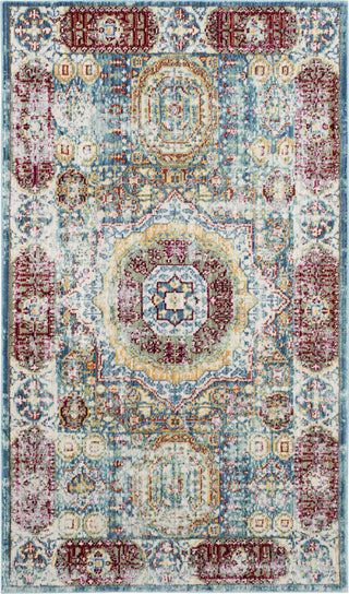 Safavieh Valencia VAL111M Blue/Multi Area Rug 