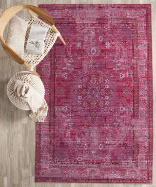 Safavieh Valencia VAL127R Red/Multi Area Rug 