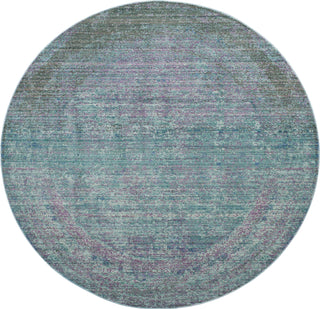 Safavieh Valencia VAL203P Turquoise/Multi Area Rug 