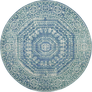 Safavieh Valencia VAL205R Blue/Multi Area Rug 