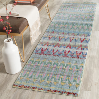 Safavieh Valencia VAL220L Light Blue/Multi Area Rug 