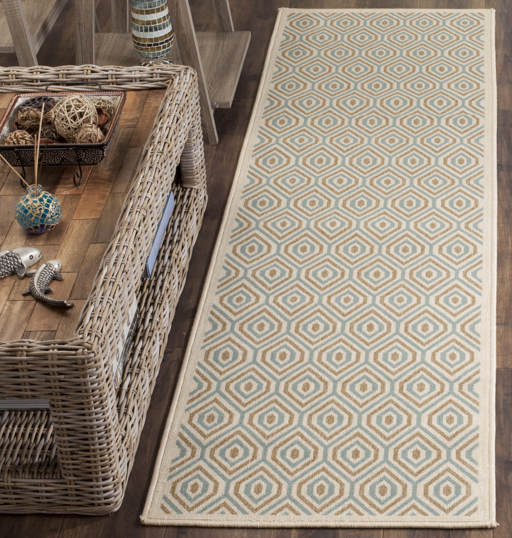 Safavieh Veranda VER003 Cream/Aqua Area Rug – Incredible Rugs and Decor