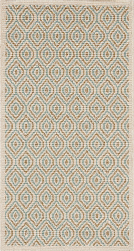 Safavieh Veranda VER003 Cream/Aqua Area Rug main image