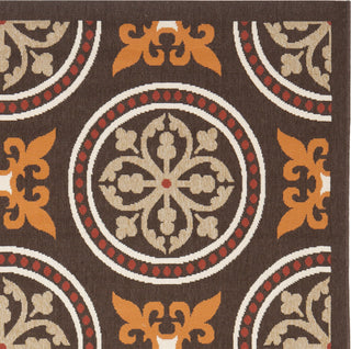 Safavieh Veranda VER030 Chocolate/Terracotta Area Rug 