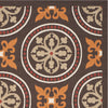 Safavieh Veranda VER030 Chocolate/Terracotta Area Rug 