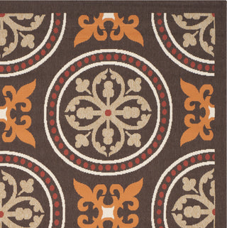 Safavieh Veranda VER030 Chocolate/Terracotta Area Rug 