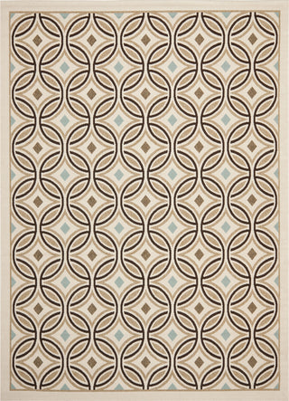 Safavieh Veranda VER047 Cream/Chocolate Area Rug 