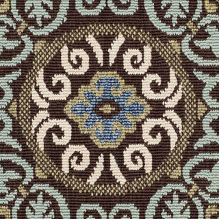 Safavieh Veranda VER055 Chocolate/Cream Area Rug 